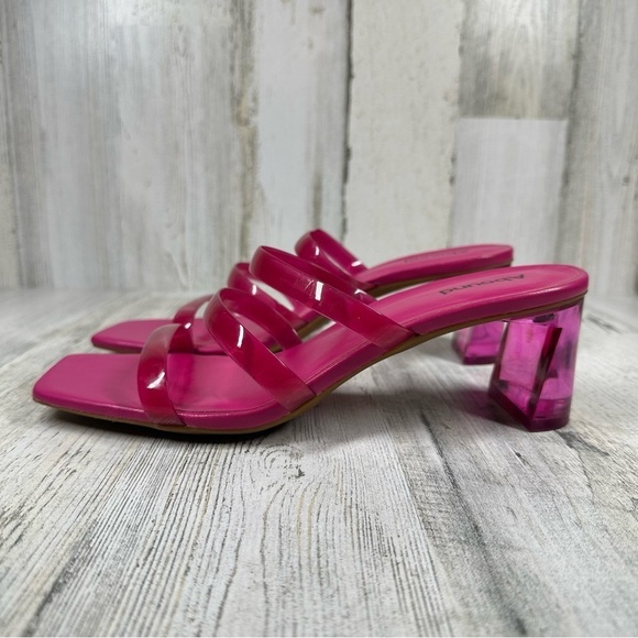 New ABOUND Nordstrom Ethan Strappy Slide Sandal In Pink Yarrow #515 - Picture 3 of 9